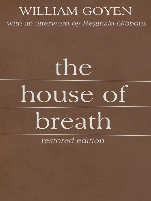 Title details for The House of Breath by Reginald Gibbons - Available